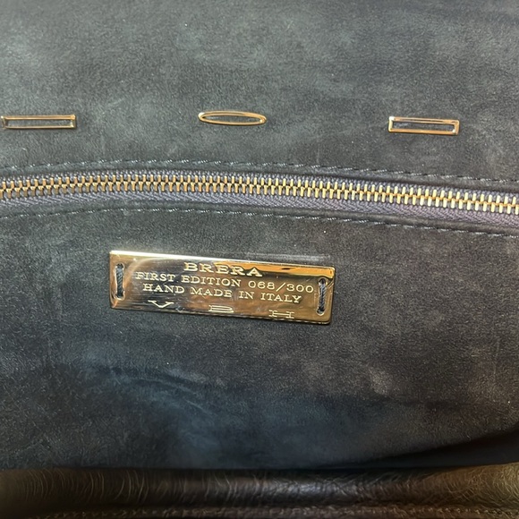 VBH Brera gray ostrich first edition 068/300 Handmade in Italy good condition - Picture 4 of 9